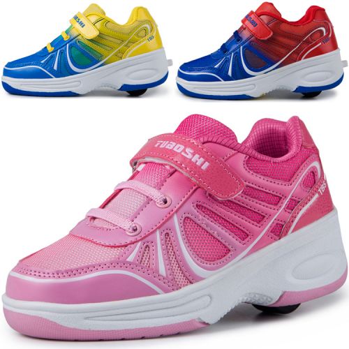 Chaussures à roulettes pour homme femme enfant - Ref 2565967