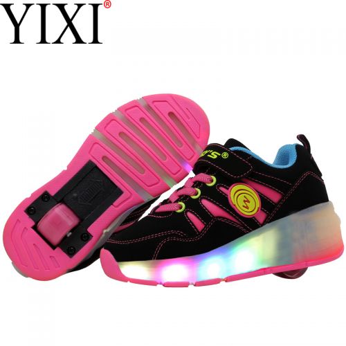 Chaussures à roulettes pour homme femme enfant - Ref 2565993