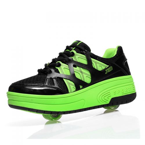 Chaussures à roulettes pour homme femme enfant - Ref 2566287