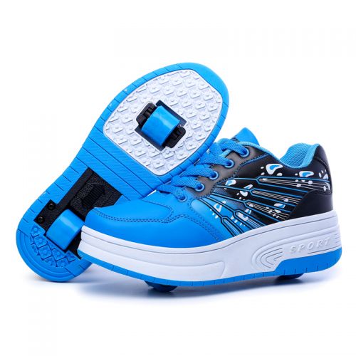 Chaussures à roulettes pour enfant femme homme - Ref 2566458