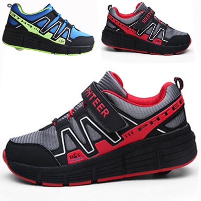 Chaussures à roulettes pour homme femme enfant - Ref 2566601