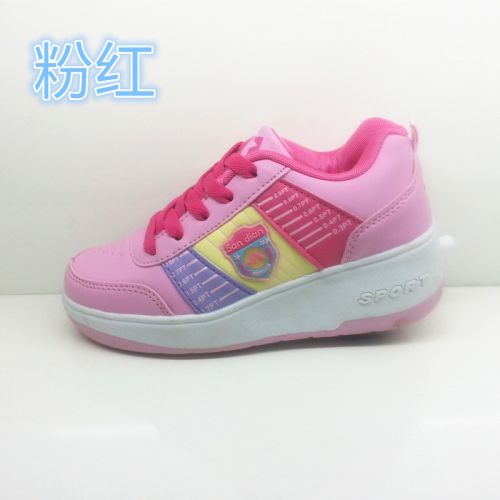 Chaussures à roulettes pour homme femme enfant - Ref 2566669