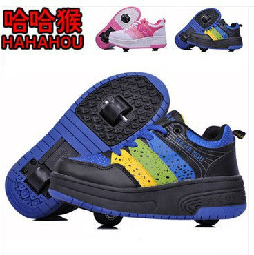 Chaussures à roulettes pour homme femme enfant - Ref 2566926