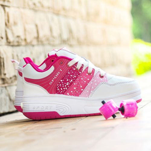 Chaussures à roulettes pour homme femme enfant - Ref 2566967