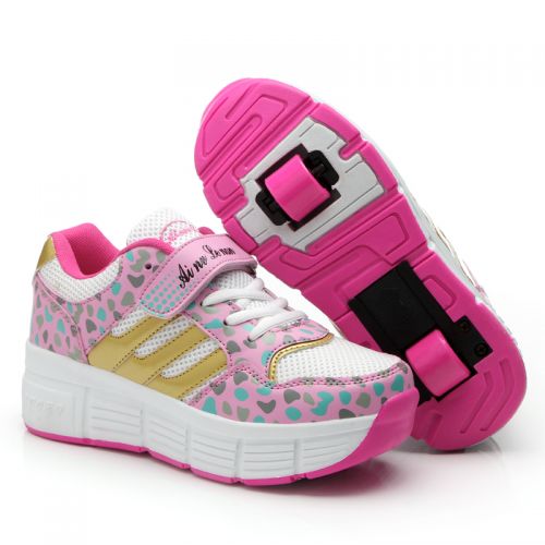 Chaussures à roulettes pour homme femme enfant - Ref 2566994