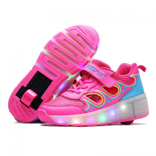 Chaussures à roulettes pour homme femme enfant - Ref 2567051
