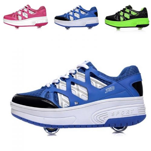 Chaussures à roulettes pour homme femme enfant - Ref 2567215