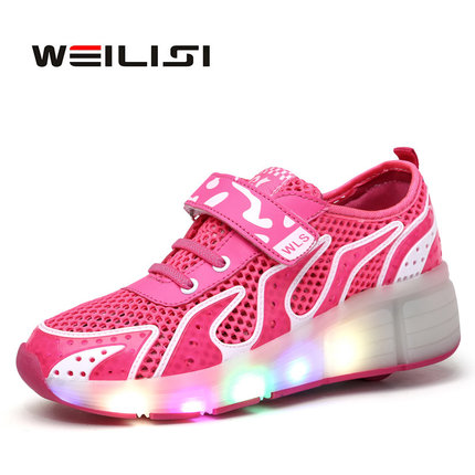Chaussures à roulettes pour homme femme enfant - Ref 2567506