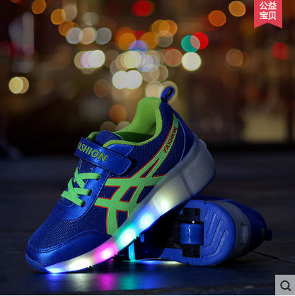 Chaussures à roulettes pour homme femme enfant - Ref 2567931