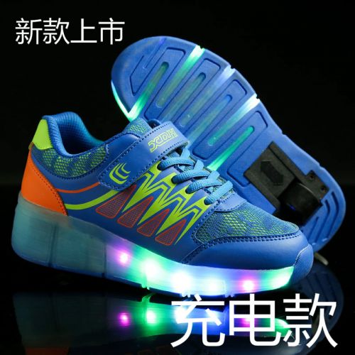 Chaussures à roulettes pour homme femme enfant - Ref 2568089