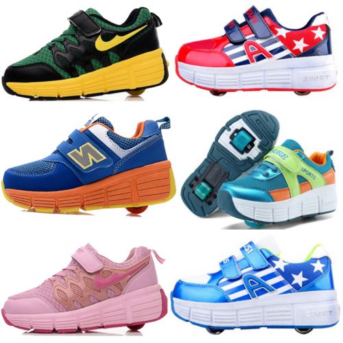 Chaussures à roulettes pour homme femme enfant - Ref 2568565