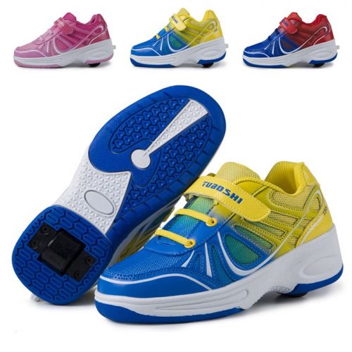 Chaussures à roulettes pour homme femme enfant - Ref 2568591
