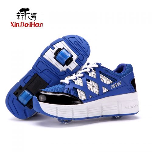 Chaussures à roulettes pour homme femme enfant - Ref 2568690