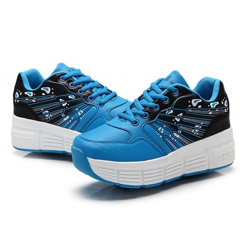 Chaussures à roulettes pour homme femme enfant - Ref 2568794