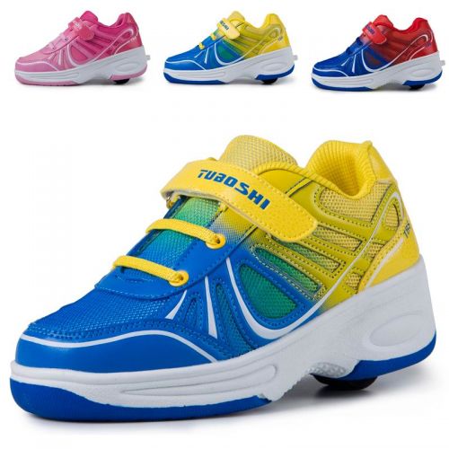 Chaussures à roulettes pour homme femme enfant - Ref 2568831