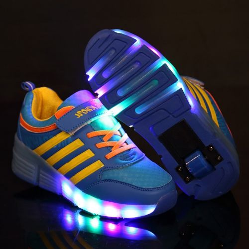 Chaussures à roulettes pour homme femme enfant - Ref 2568866