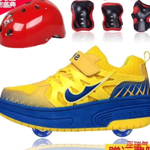 Chaussures à roulettes pour homme femme enfant - Ref 2568942