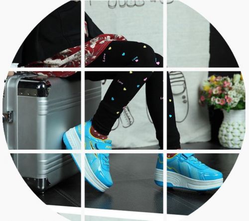 Chaussures à roulettes pour homme femme enfant - Ref 2569294