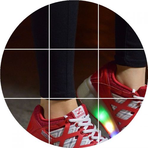 Chaussures à roulettes pour homme femme enfant - Ref 2570516