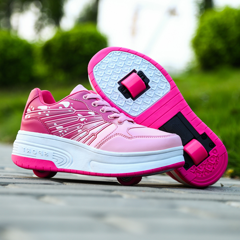 Chaussures à roulettes pour homme femme enfant SPORT - Ref 2570817