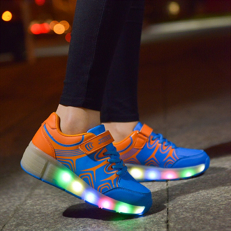 Chaussures à roulettes pour homme femme enfant - Ref 2571539