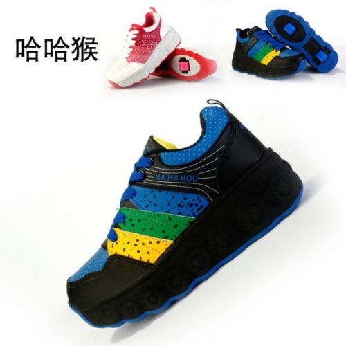 Chaussures à roulettes pour homme femme enfant - Ref 2571877