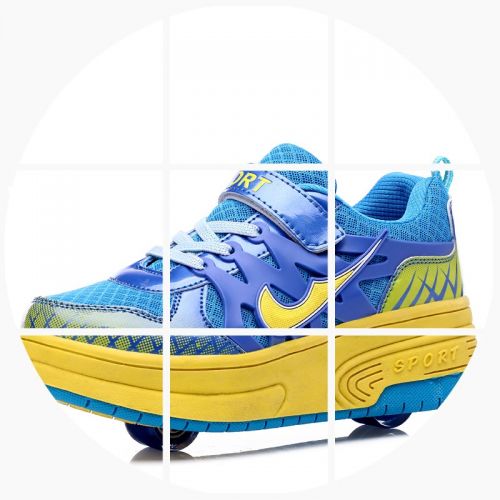 Chaussures à roulettes pour homme femme enfant - Ref 2572284