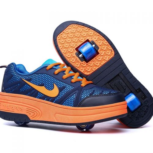 Chaussures à roulettes pour homme femme enfant - Ref 2572373