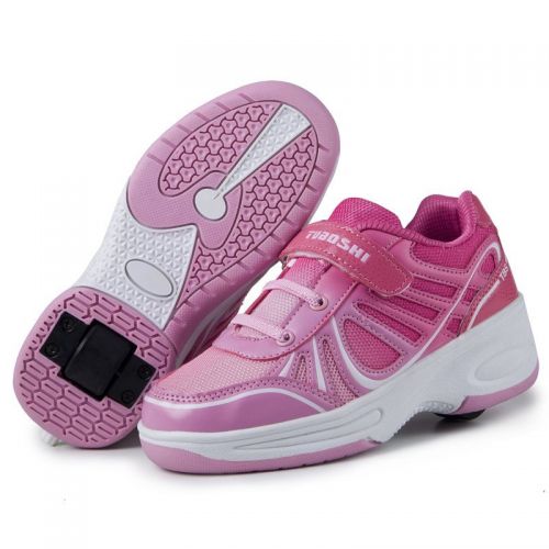 Chaussures à roulettes pour homme femme enfant - Ref 2575458