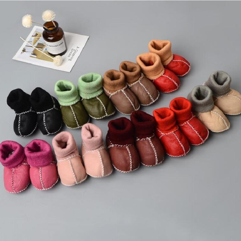 Chaussures bébé en cuir véritable - Ref 3436690