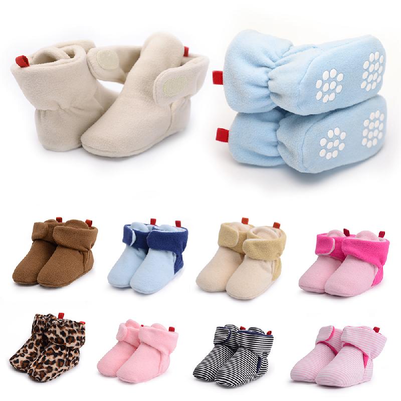 Chaussures bébé en Polaire corail polaire - Ref 3436792