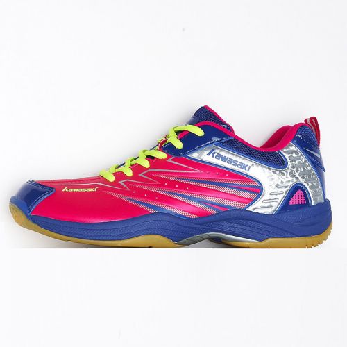  Chaussures de Badminton uniGenre KAWASAKI rouge / bleu foncé - Ref 842327