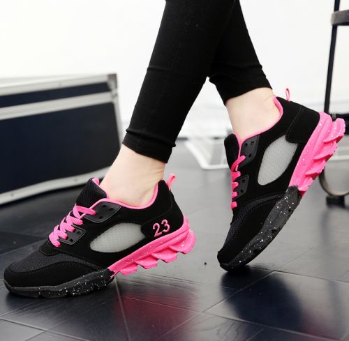  Chaussures de Badminton femme cuir maille - Ref 847526