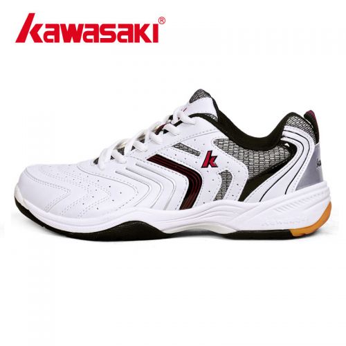  Chaussures de Badminton uniGenre KAWASAKI blanc - Ref 861385