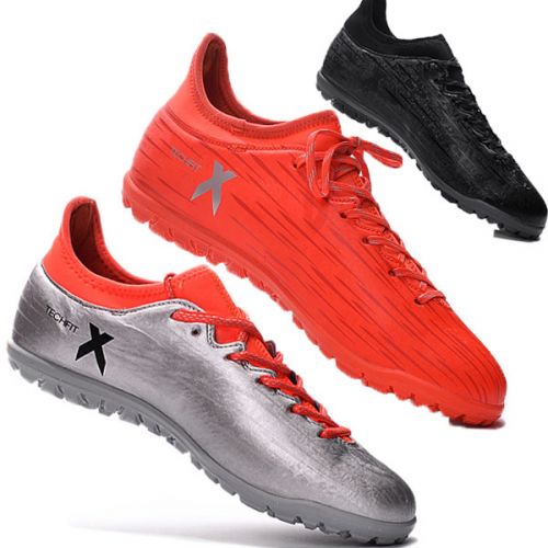 Chaussures de foot en PU - ventilé, rembourrage caoutchouc Ref 2442523