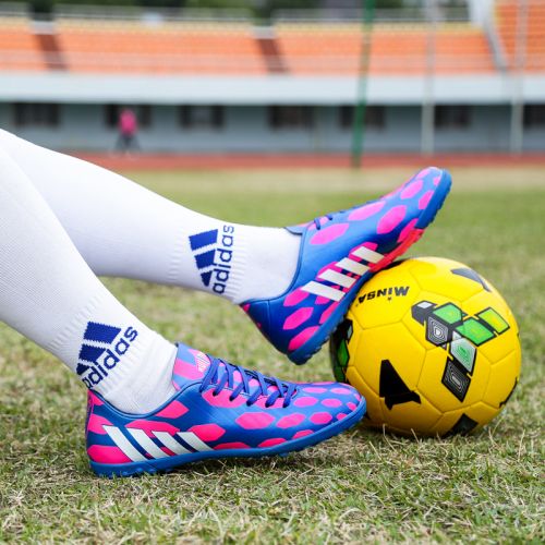 Chaussures de foot en PU - ventilé, rembourrage caoutchouc Ref 2443340