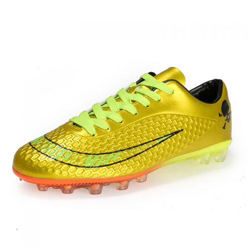Chaussures de foot en PU - ventilé, rembourrage caoutchouc, Système Torsion Ref 2443355