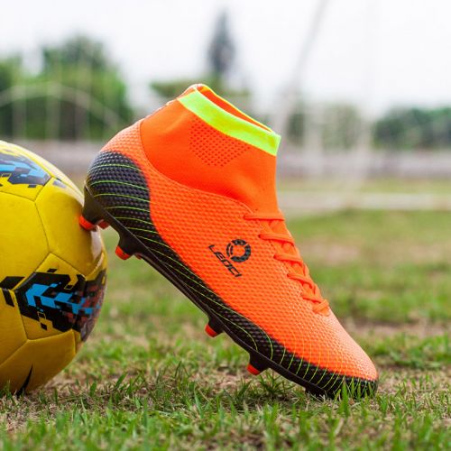 Chaussures de foot LEOCI en Bonne peau - ventilé, rembourrage caoutchouc, Système Torsion Ref 2443932