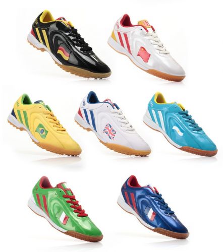 Chaussures de foot en PU - ventilé, rembourrage caoutchouc Ref 2444106