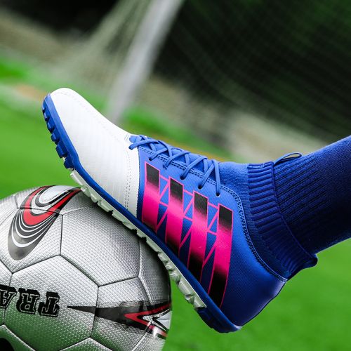 Chaussures de foot en PU - coussin d'air, ventilé, rembourrage caoutchouc Ref 2444119