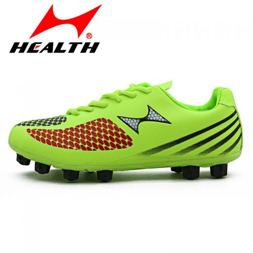 Chaussures de football HEALTH en cuir Jia Meng - ventilé, rembourrage caoutchouc Ref 2441787