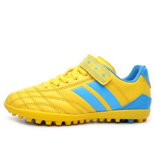 Chaussures de football D8DGYS en PU - ventilé, rembourrage caoutchouc Ref 2442996