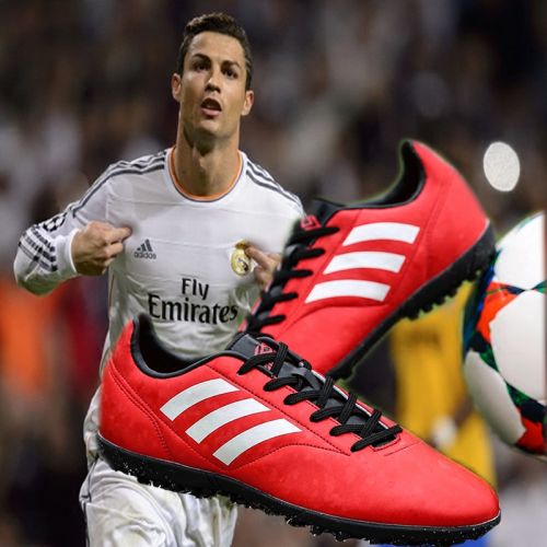 Chaussures de football en PU - ventilé, rembourrage caoutchouc, Ref 2443464