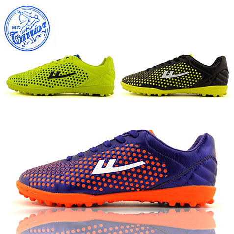 Chaussures de football WARRIOR en fibre gramme haut pelage - ventilé, rembourrage caoutchouc, Ref 2443510