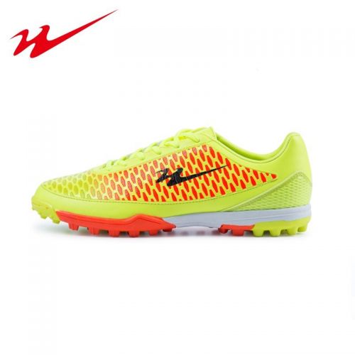 Chaussures de football DOUBLE STAR en cuir Jia Meng - rembourrage caoutchouc, Système Torsion Ref 2444288