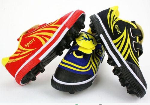 Chaussures de football DOUBLE STAR en toile - ventilé, rembourrage caoutchouc Ref 2444800
