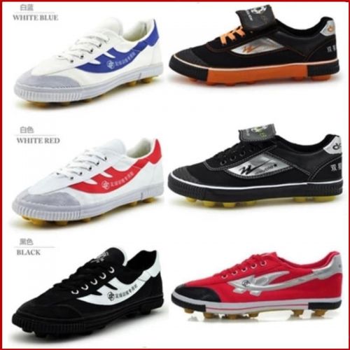 Chaussures de football DOUBLE STAR en toile - coussin d'air, pieds naturels, ventilé, rembourrage caoutchouc, Système Torsion Ref 2445953