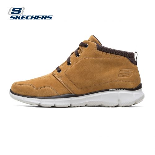Chaussures de montagne neige en cuir porc SKECHERS - Ref 1066668