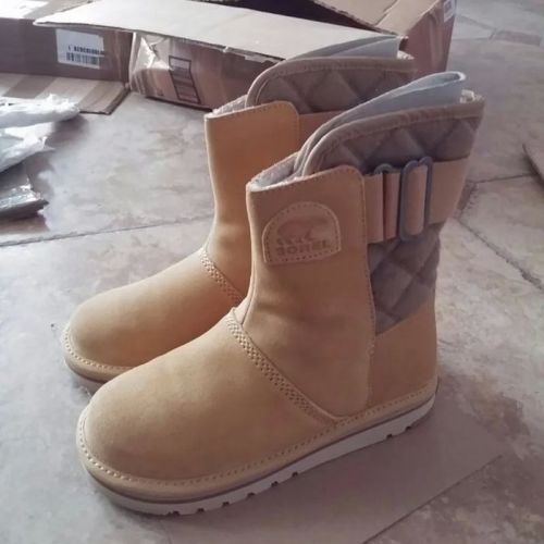 Chaussures de montagne neige en Première couche cuir SOREL - Ref 1066786