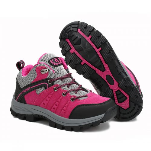 Chaussures de montagne neige en cuir vache fendu - Ref 1066954